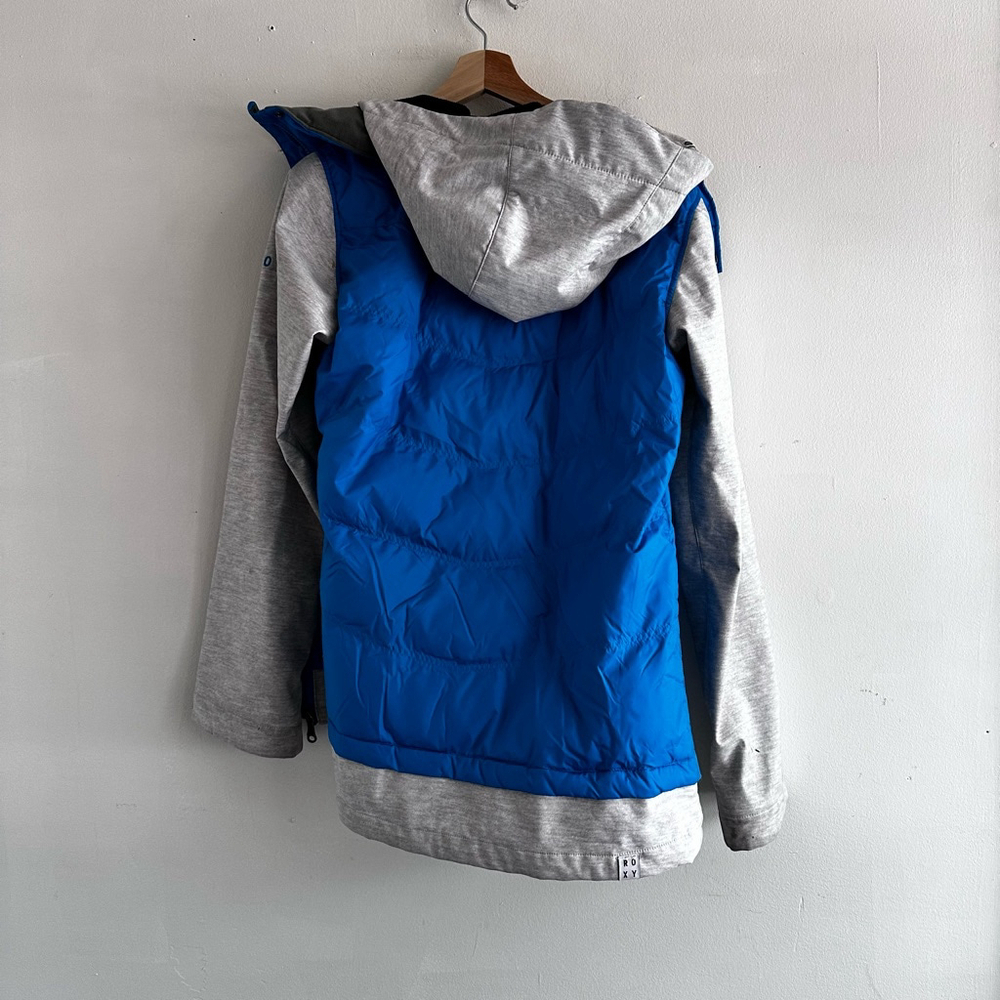 Women's Roxy Jacket Size M Blue & Gray - Picture 2 of 9